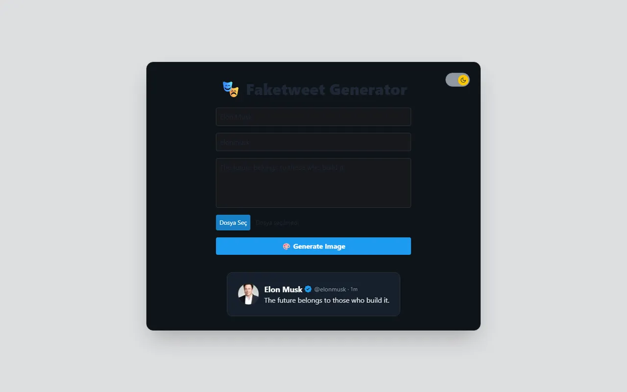 Faketweet Generator