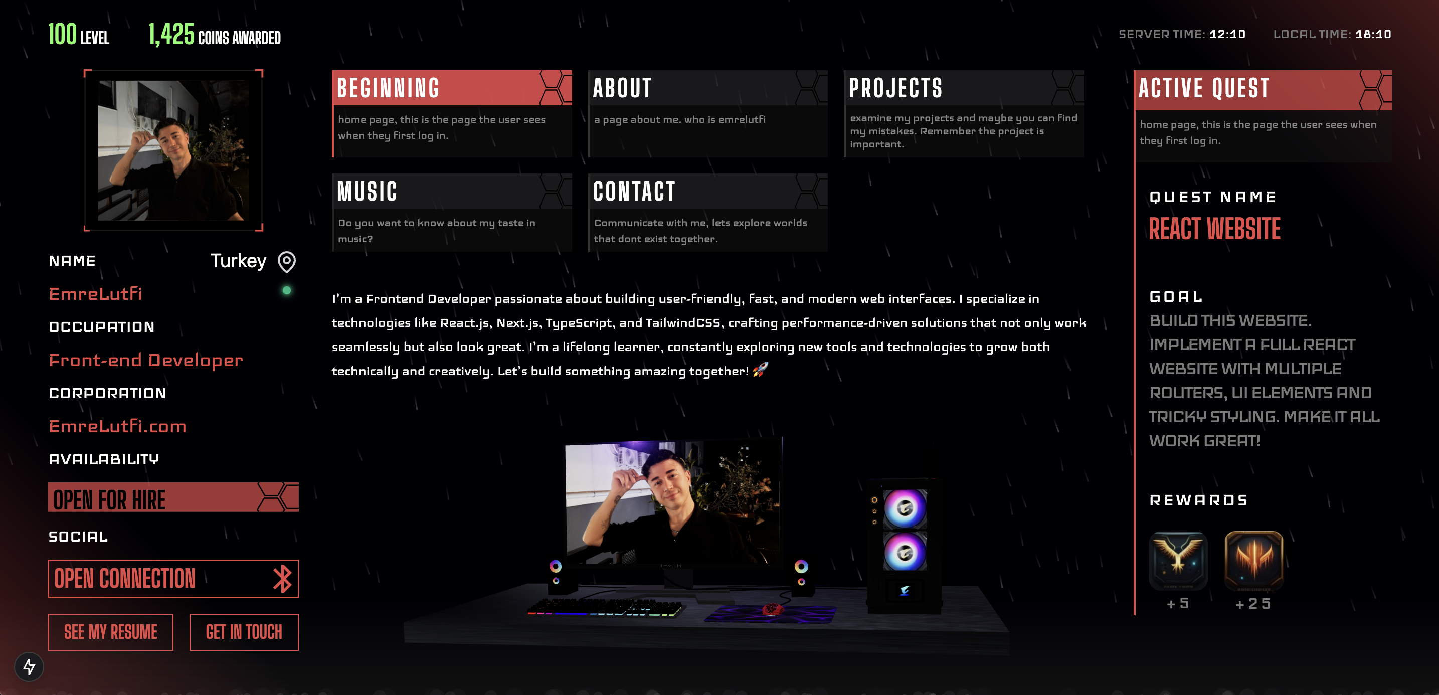 Cyberpunk Portfolio